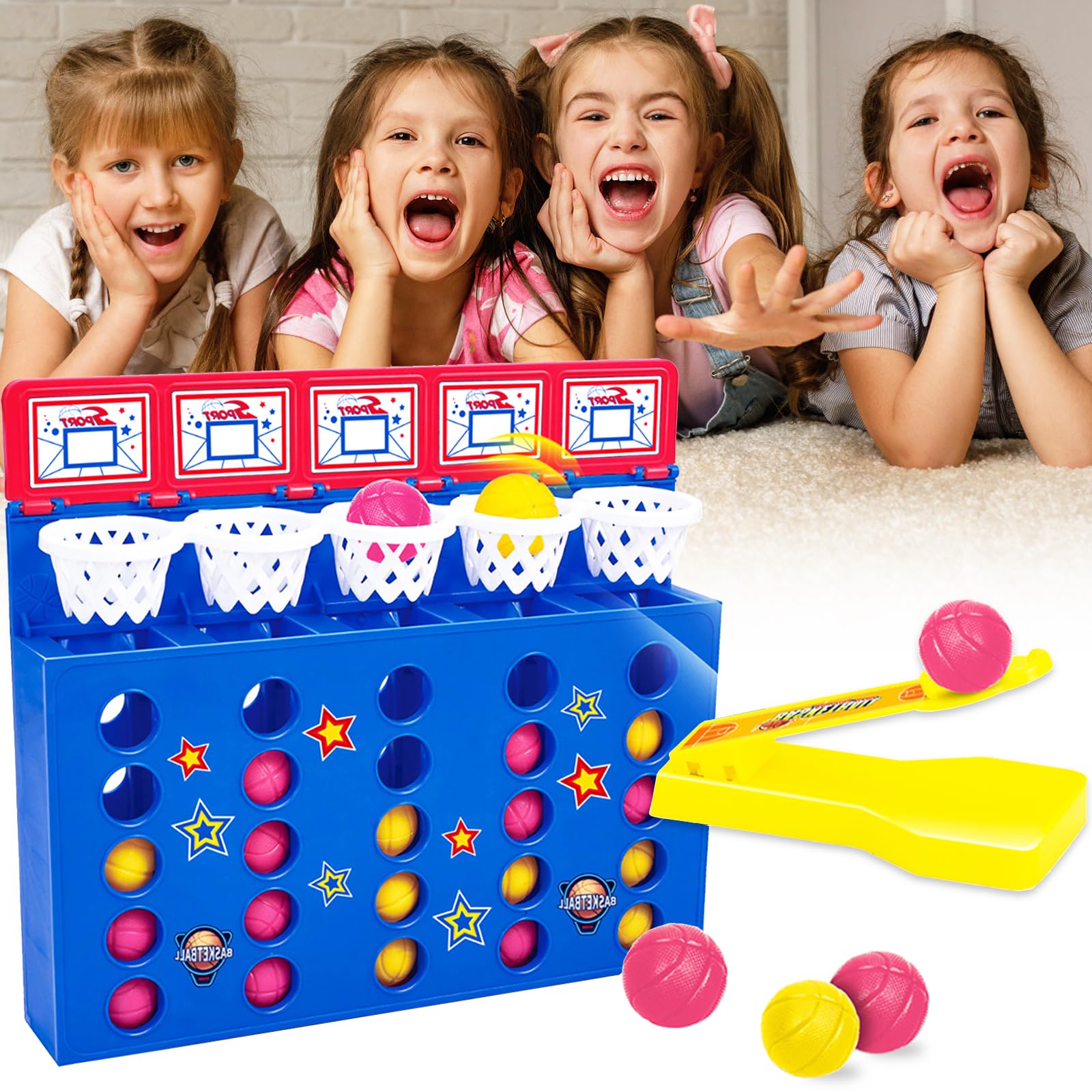 Basketball Shooting Game – Mini Party Toy for Kids-Windsor Avenue Toys