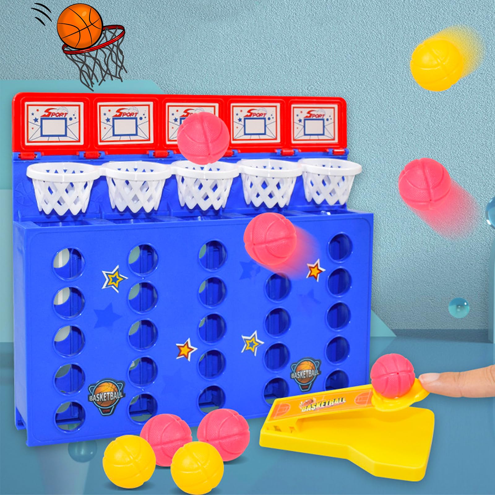 Basketball Shooting Game – Mini Party Toy for Kids-Windsor Avenue Toys