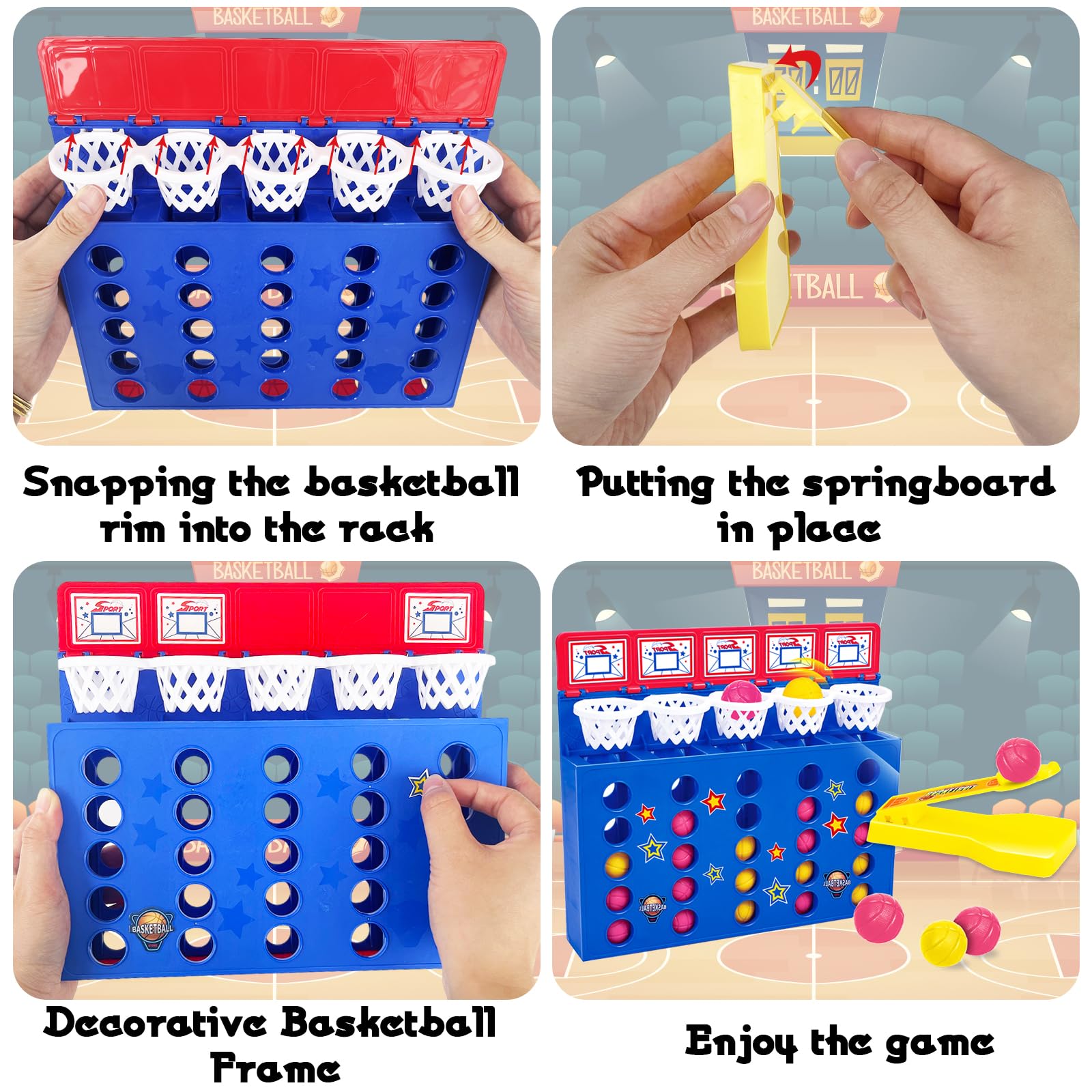 Basketball Shooting Game – Mini Party Toy for Kids-Windsor Avenue Toys
