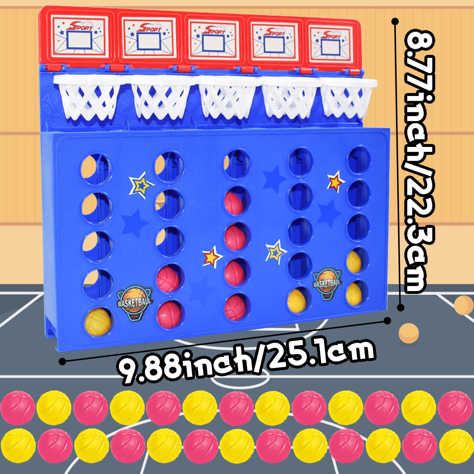 Basketball Shooting Game – Mini Party Toy for Kids-Windsor Avenue Toys