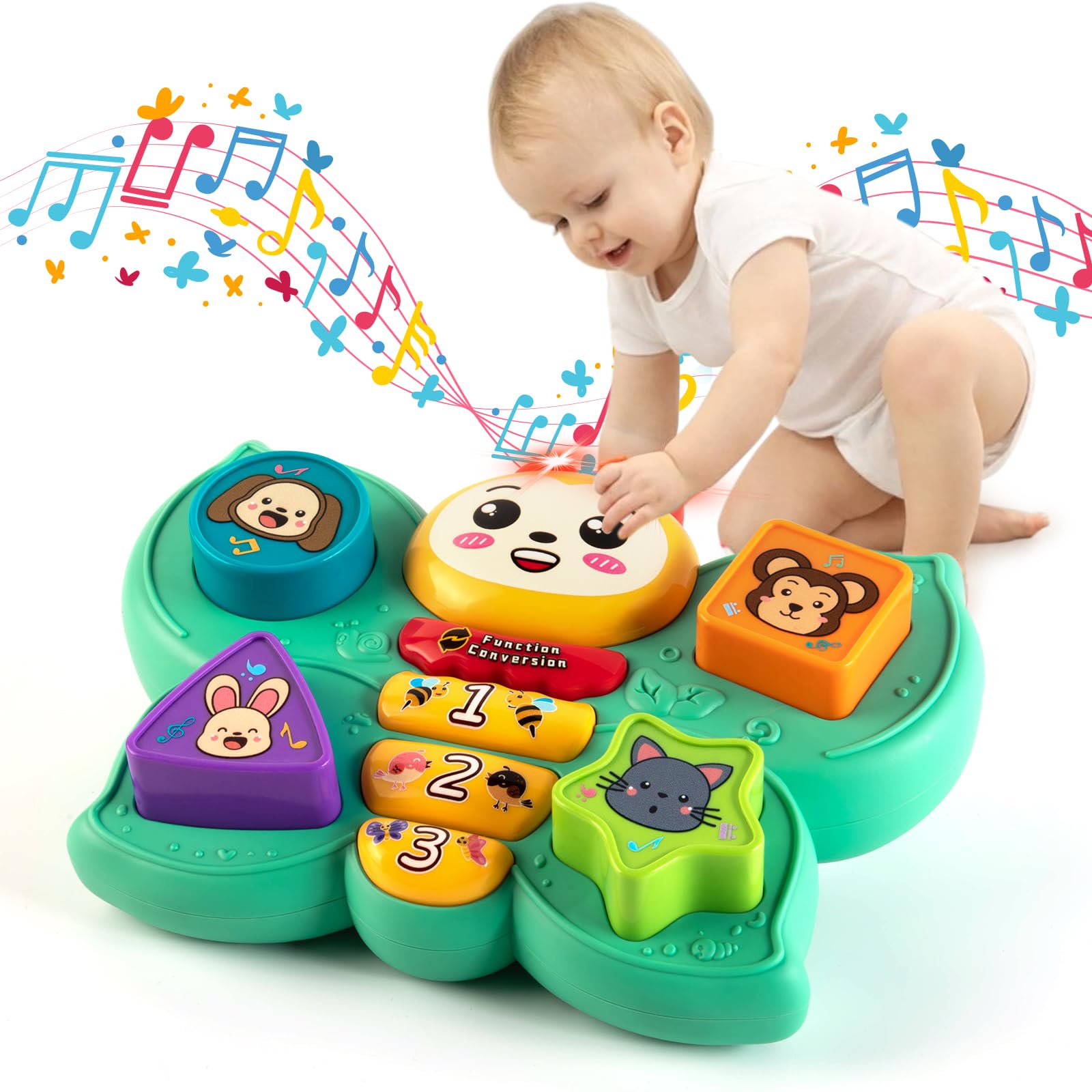 Butterfly Musical Montessori Toy – Educational Gift for Babies 6-18 Months-Windsor Avenue Toys