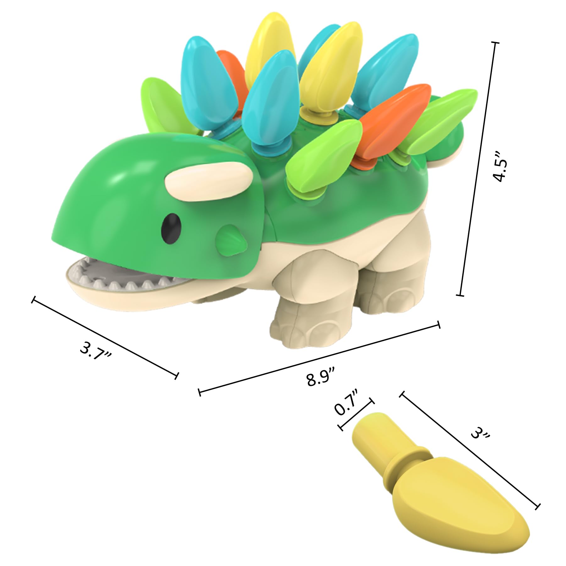 Dinosaur Fine Motor Toy for Toddlers – Educational Sensory Game for Ages 1–4-Windsor Avenue Toys