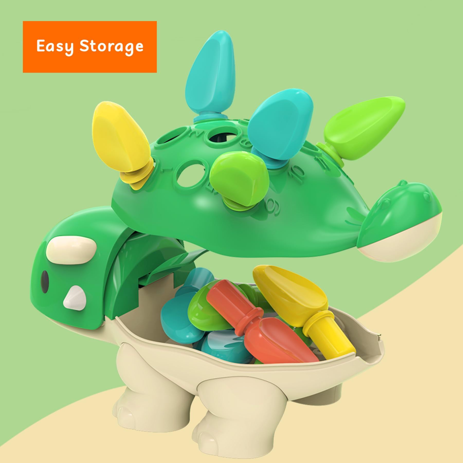 Dinosaur Fine Motor Toy for Toddlers – Educational Sensory Game for Ages 1–4-Windsor Avenue Toys