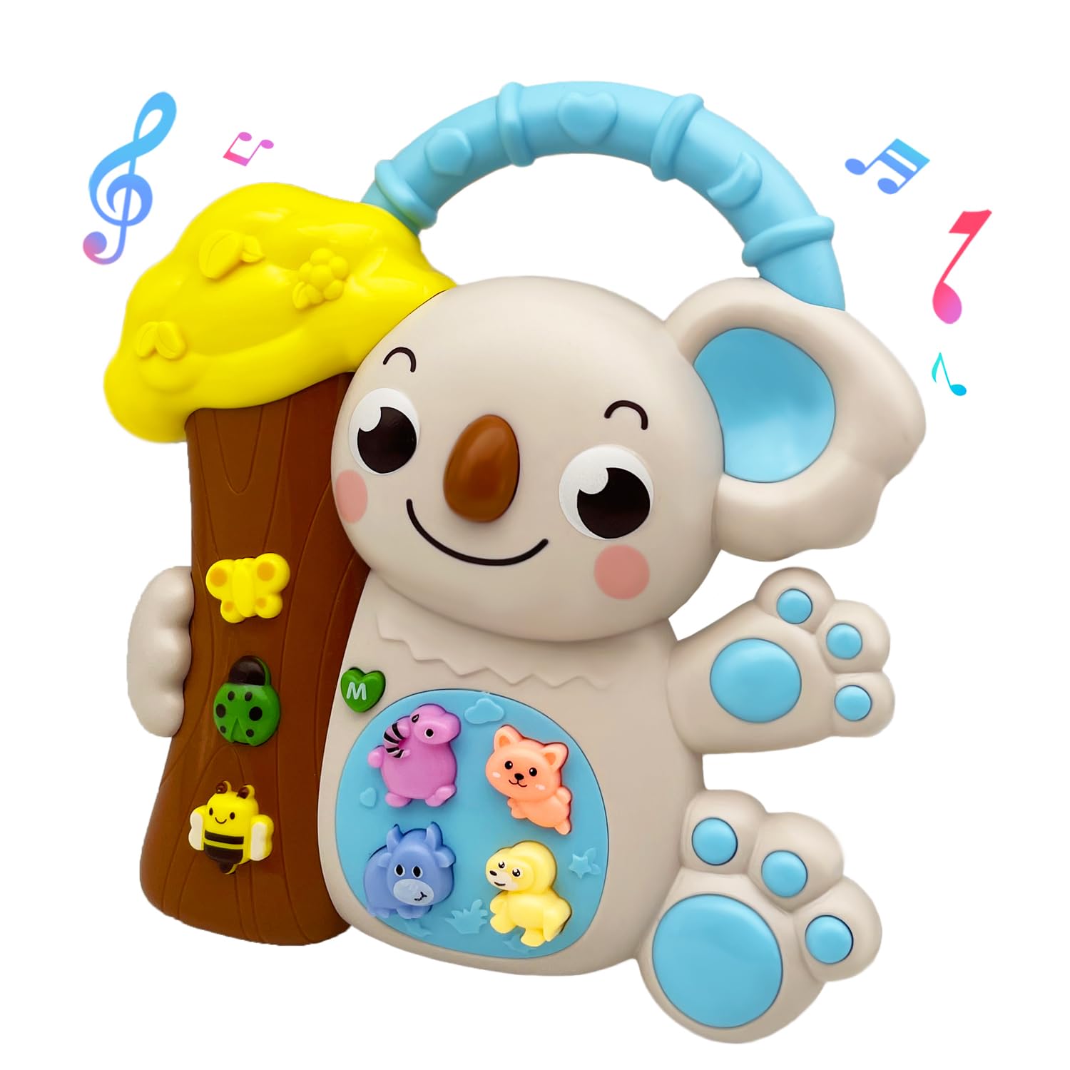Koala Musical Toy for Toddlers – Light-Up Piano for Ages 6–36 Months, Educational Gift for 1–3-Windsor Avenue Toys