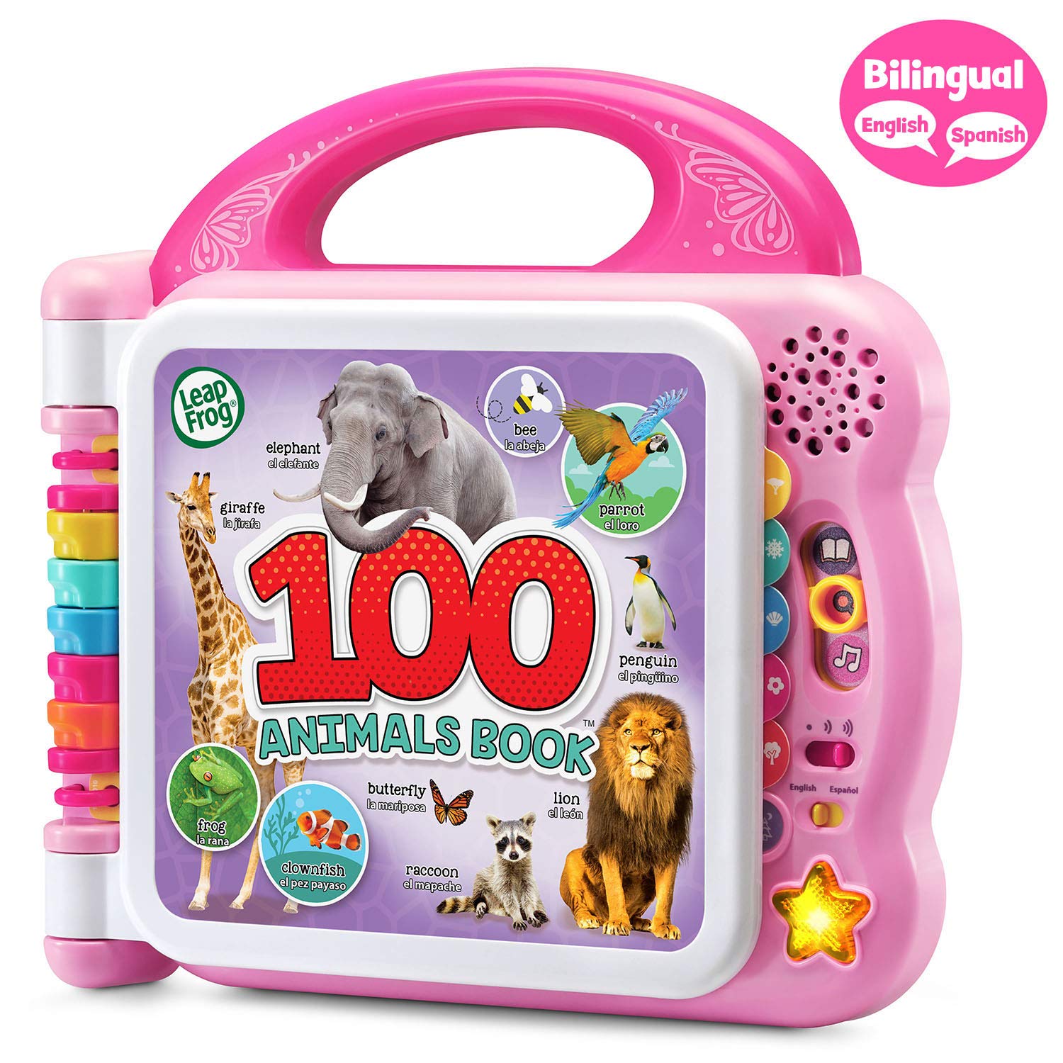 LeapFrog 100 Animals Book (Frustration Free Packaging), Pink-Windsor Avenue Toys