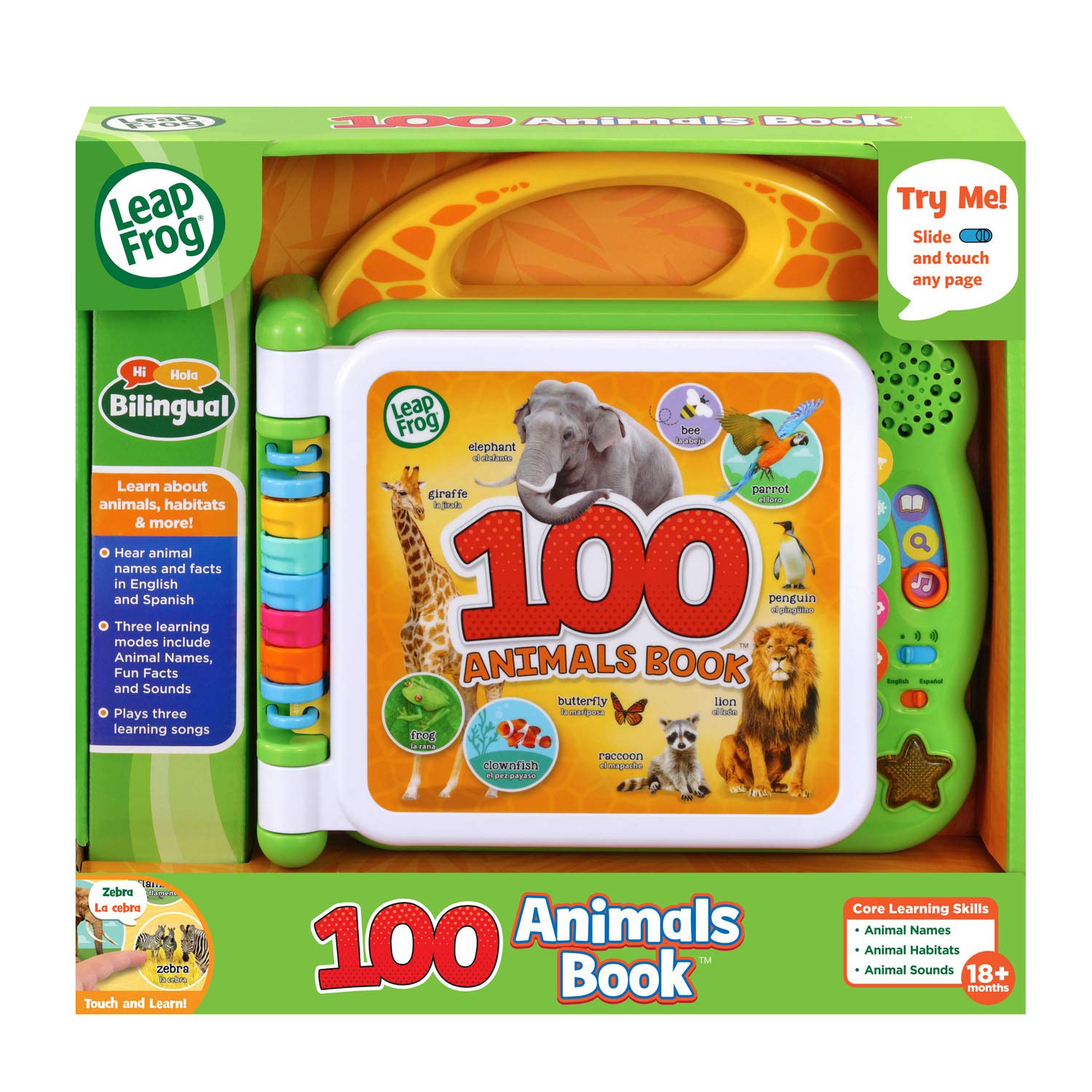 LeapFrog 100 Animals Book, Green-Windsor Avenue Toys