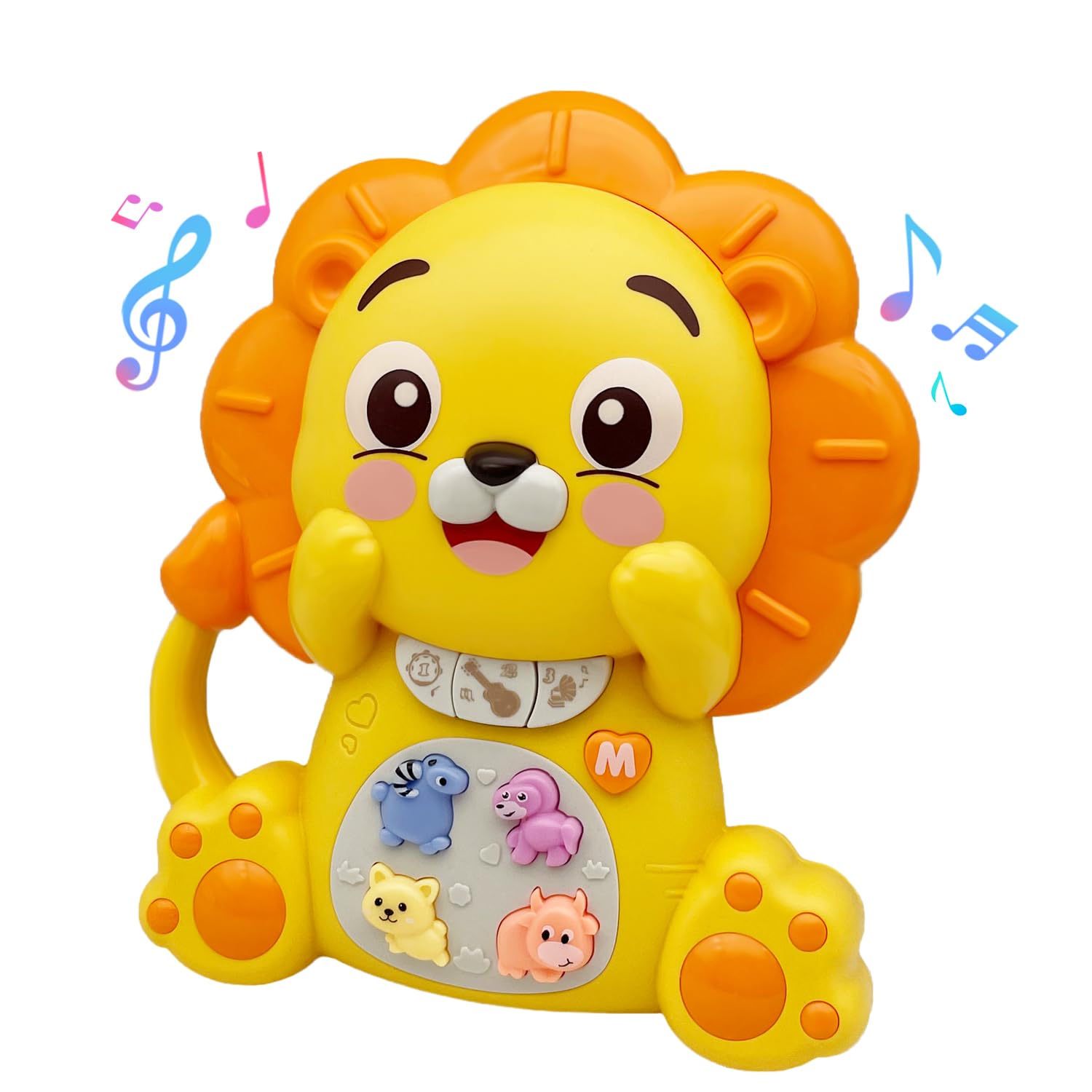 Lion Musical Piano Toy for Toddlers – Light-Up Educational Toy for Ages 6–36 Months-Windsor Avenue Toys