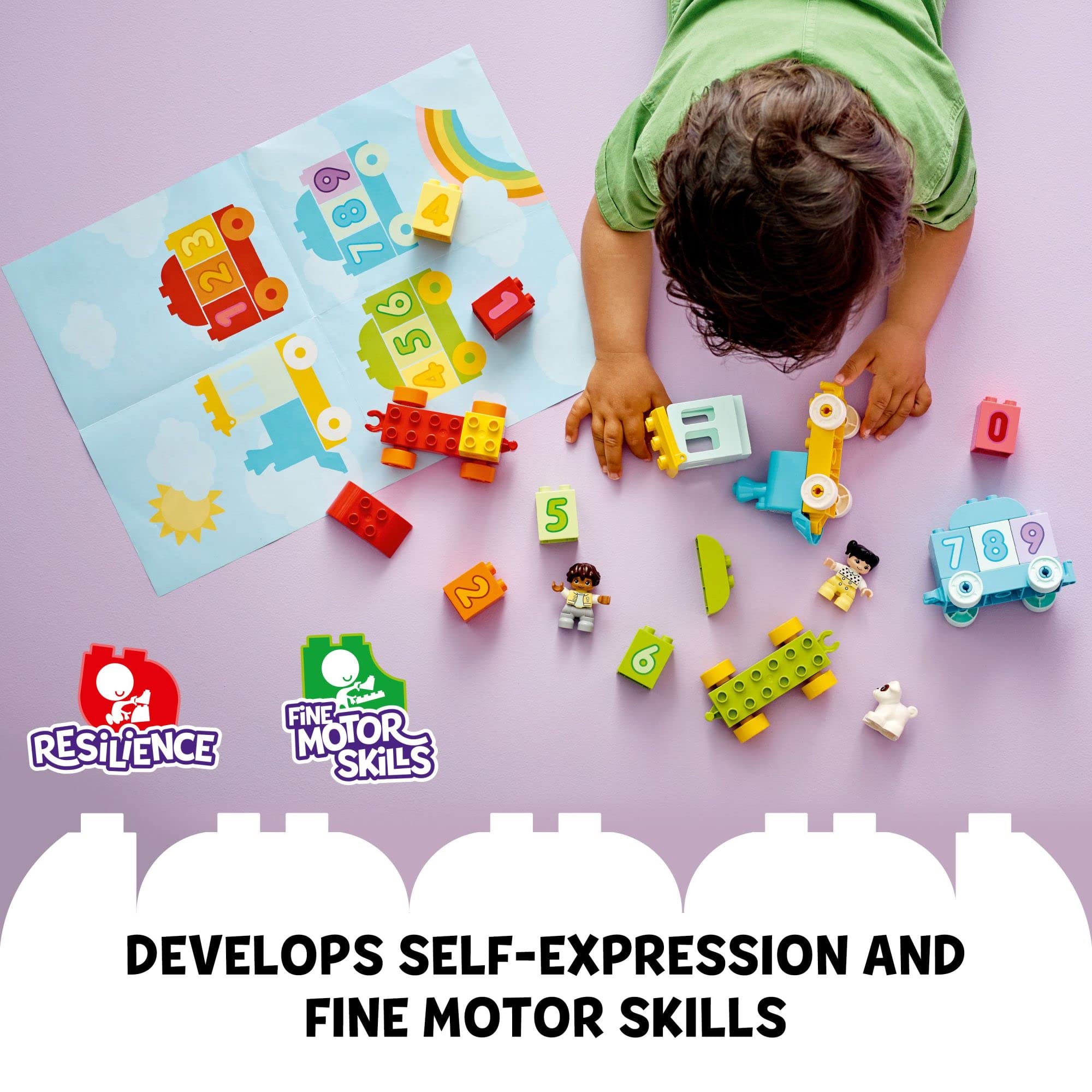 My First Number Train – Educational Building Toy – Ages 1.5–3-Windsor Avenue Toys