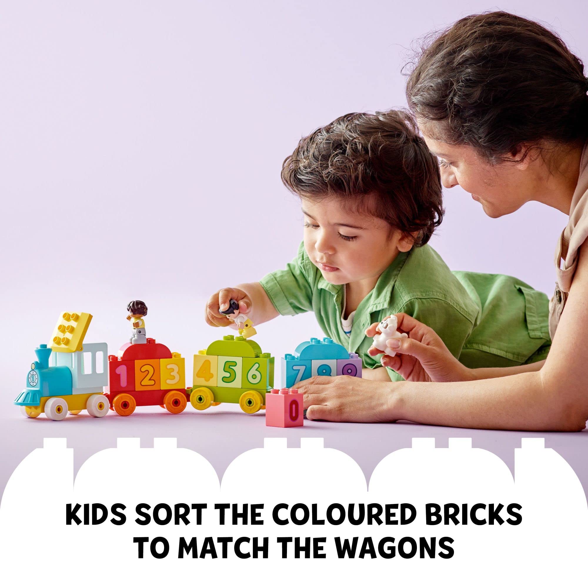 My First Number Train – Educational Building Toy – Ages 1.5–3-Windsor Avenue Toys