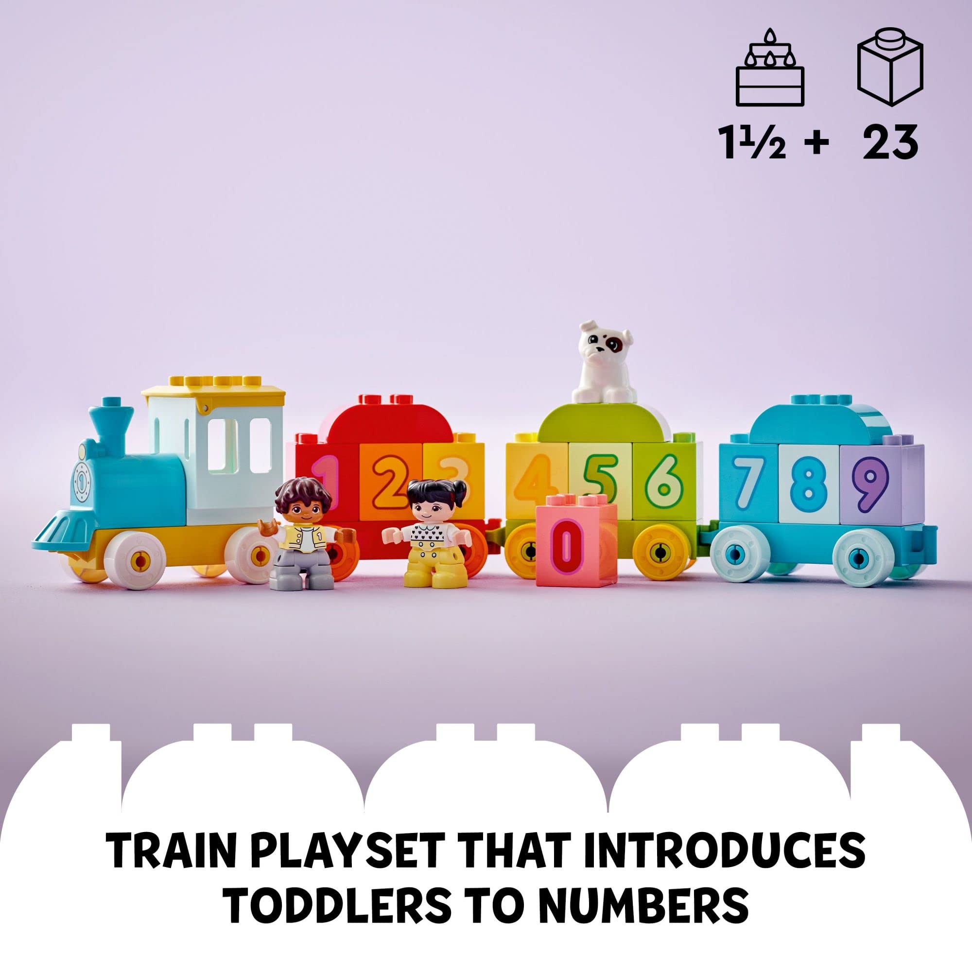 My First Number Train – Educational Building Toy – Ages 1.5–3-Windsor Avenue Toys