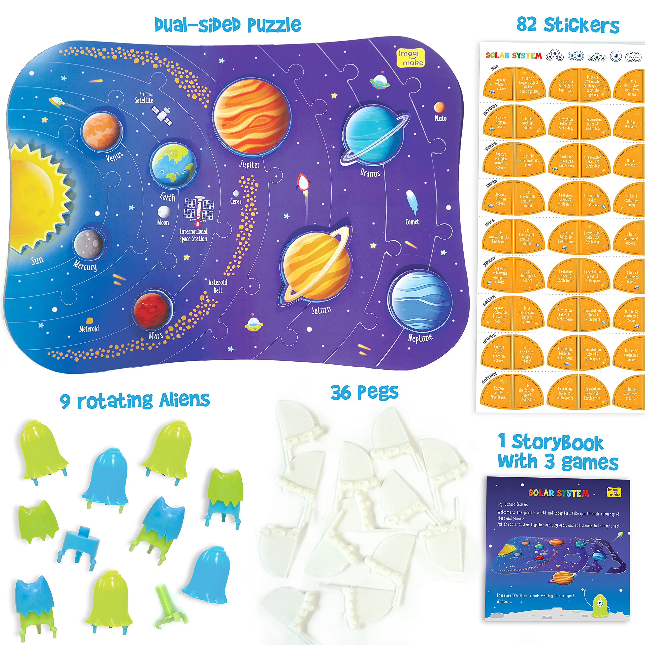 Solar System Puzzle – Educational Space Toy – Ages 4–8-Windsor Avenue Toys