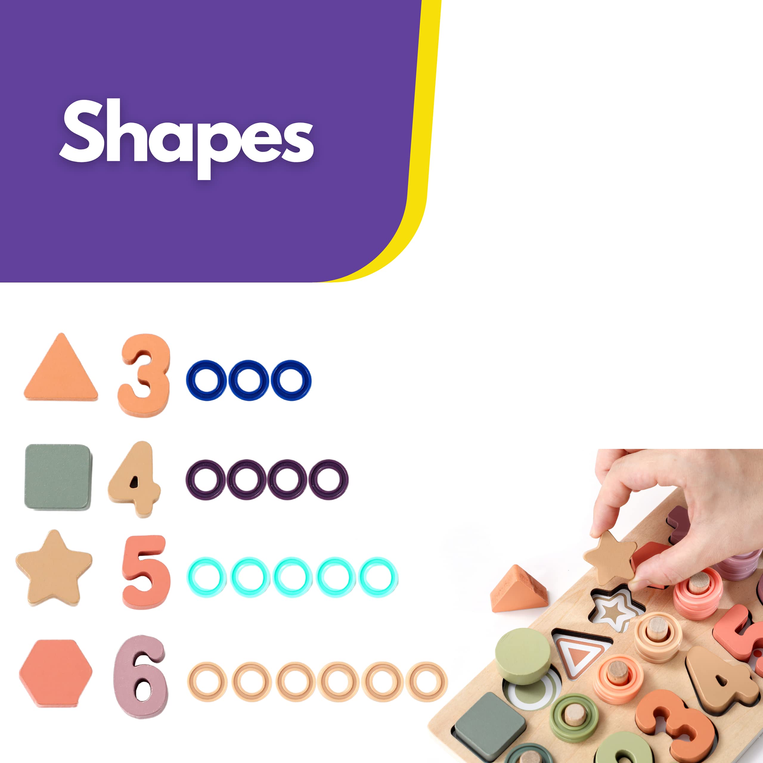 Toddler Learning Toy – Macaron Counting & Stacking Puzzle – Ages 1+-Windsor Avenue Toys