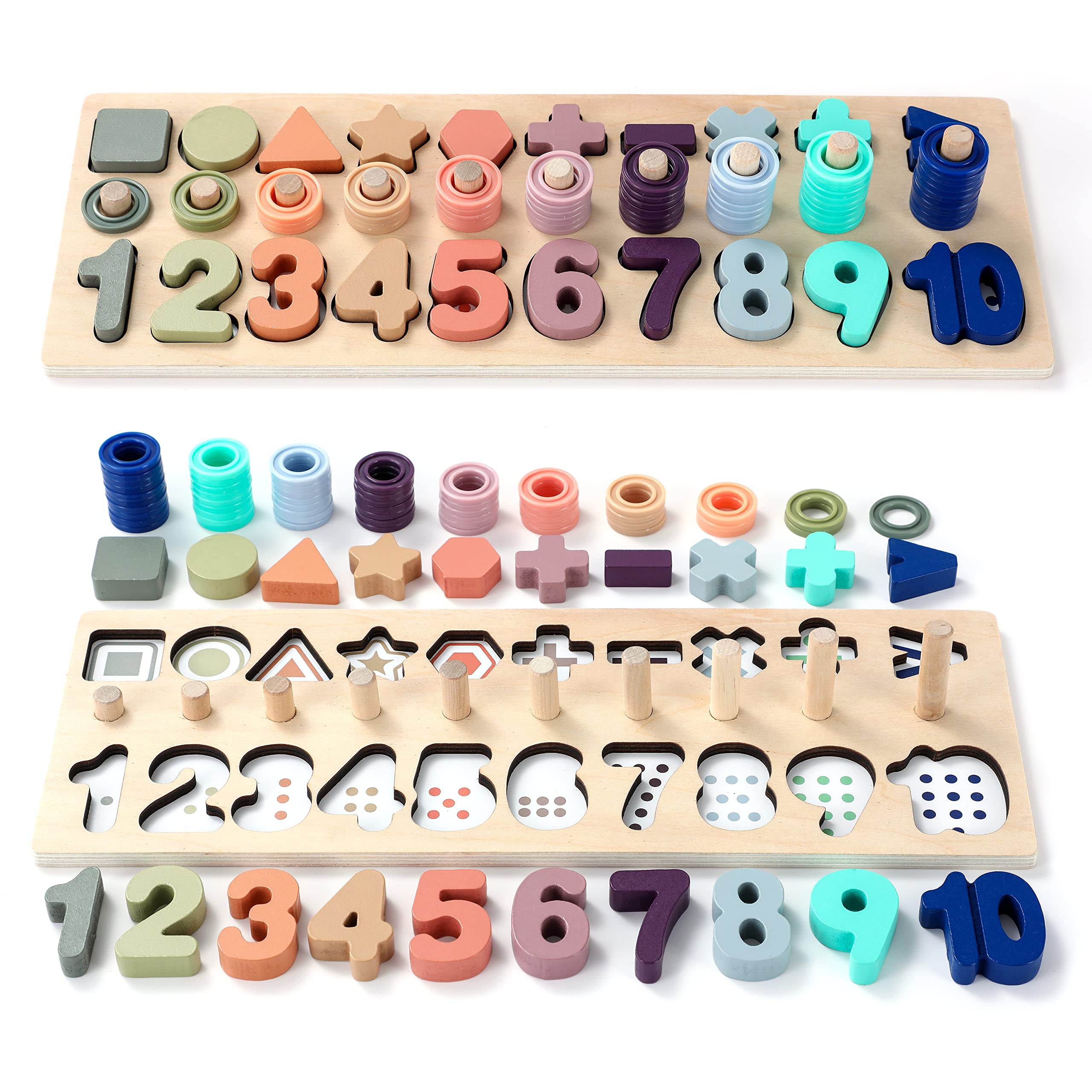 Toddler Learning Toy – Macaron Counting & Stacking Puzzle – Ages 1+-Windsor Avenue Toys