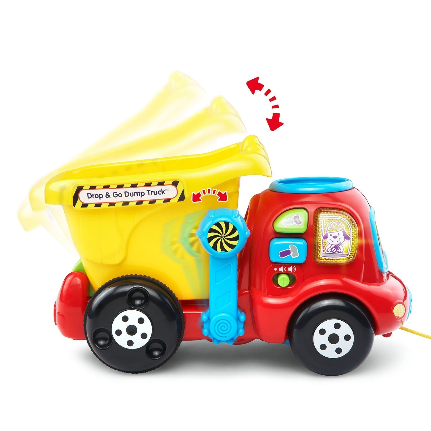 VTech Drop and Go Dump Truck, Yellow-Windsor Avenue Toys