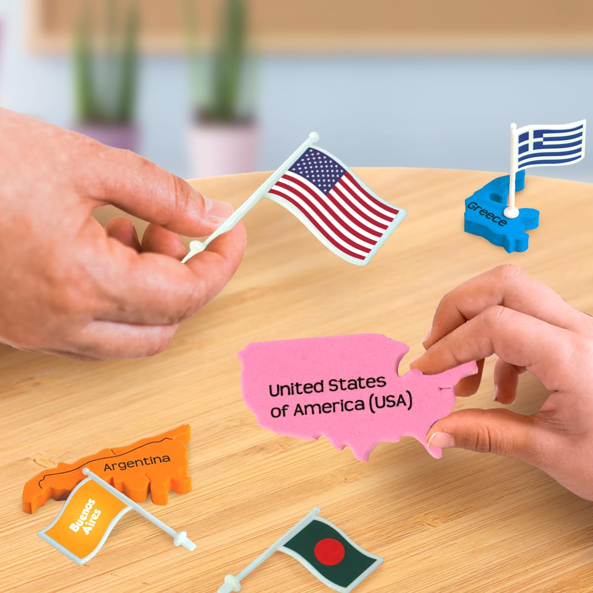 World Map Puzzle – Flags & Capitals – Ages 5–13 Educational Toy-Windsor Avenue Toys